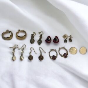 Lot of 8 Vintage Earrings